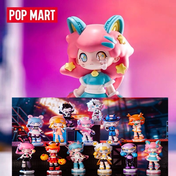 ★Hgtoys★  Búp Bê POPMART Azura Động Vật Chiến Đấu Phù Hợp Làm Quà Trang Trí