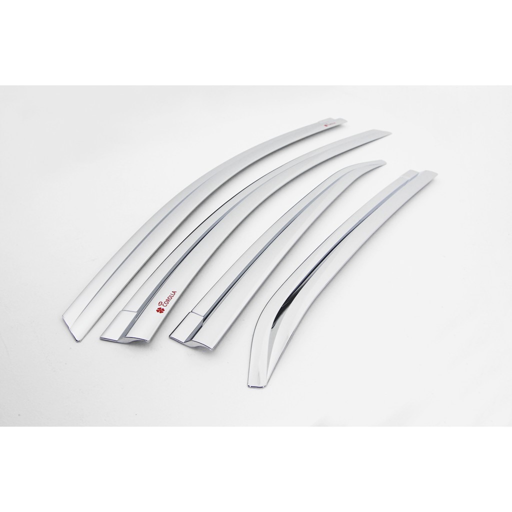 Vè Che Mưa Xe Toyota Altis 2014 đến 2020 Mạ Crom Hàn Quốc - 4 Chi Tiết - Tặng kèm keo tăng dính