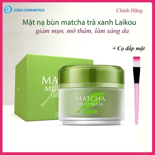 [Hủ Lớn] Mặt nạ bùn trà xanh Matcha Mud Mask Laikou 85g dưỡng da mụn mờ thâm dưỡng da trắng sáng