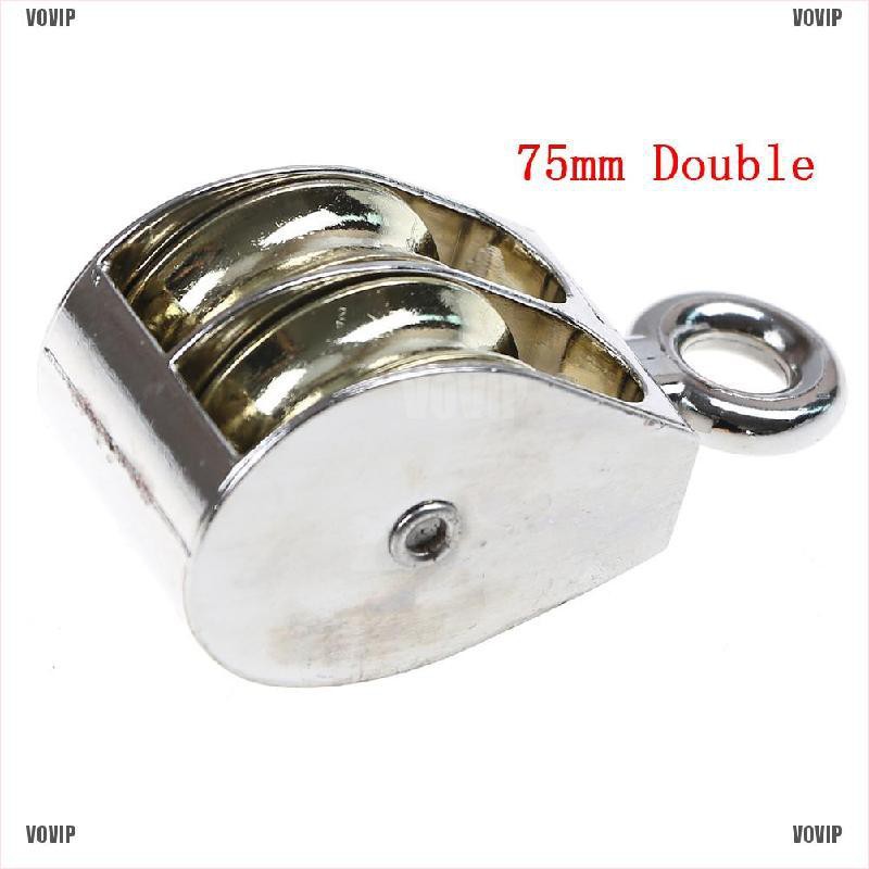 Ròng Rọc Mini Bằng Hợp Kim Kẽm 36/52/75mm Tùy Chọn