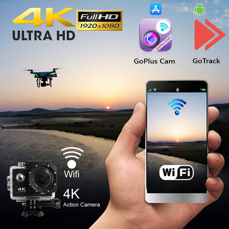 Camera hành trình 2.0 FULL HD 1080P - Camera hành trình chống nước - camera hành trình xe máy phượt