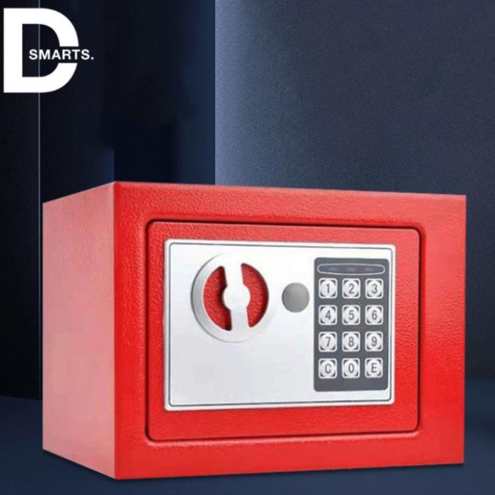 Két sắt điện tử mini thiết kế nhỏ gọn,trang bị hệ thống khóa bảo mật cực kỳ an toàn HÀNG HOT A6