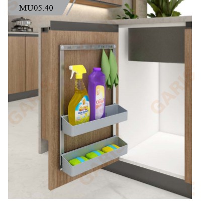 Gía để chất tẩy rửa khung thép mạ nano bắt cánh tủ GARIS
