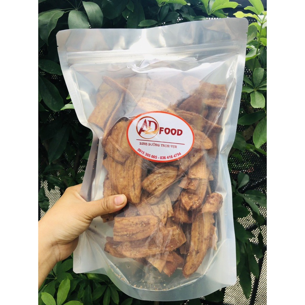 1Kg chuối sấy mè gừng giòn tan