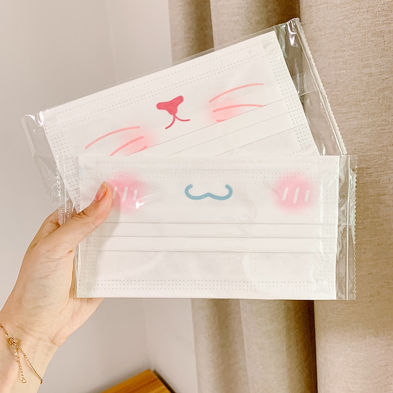 SANRIO Set 10 Mặt Nạ Hình Hello Kitty