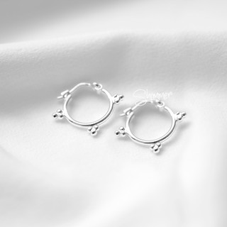 Bông tai bạc 925 Champa - Shimmer Silver