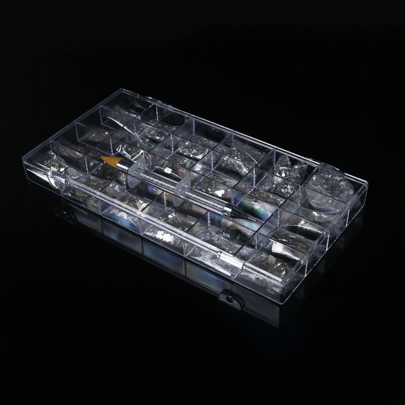 Hộp 8620 Hạt Kim Cương Giả Nhiều Hình Dạng Dùng Trang Trí Móng Tay Nghệ Thuật DIY