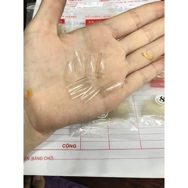Móng lẻ size 0,1,2,3,4,5,6,7,8,9 làm nail có móng úp và nối chọn tại đây