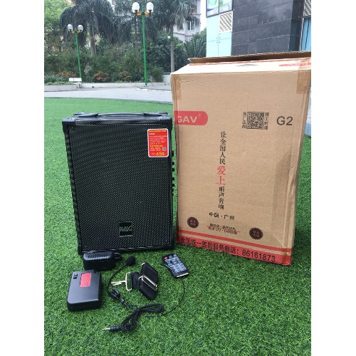 LOA TRỢ GIẢNG BLUETOOTH GAV G2 TẶNG KÈM MICRO KHÔNG DÂY , LOA TRỢ GIẢNG BLUETOOTH GAV G2