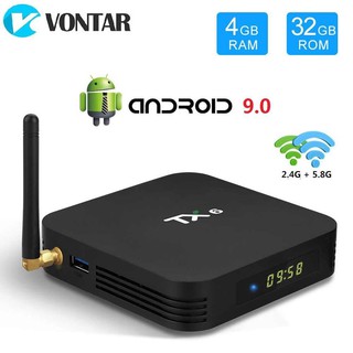 Android TV box TX6 dual wifi Ram 4G Rom 32G có bluetooth