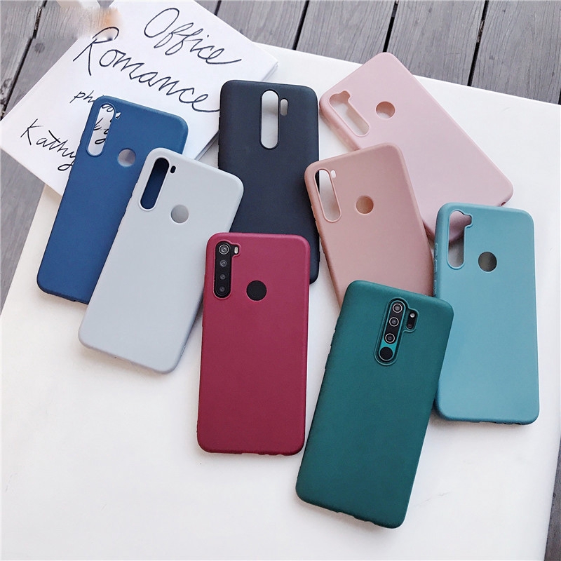 Ốp điện thoại mặt nhám mờ màu dễ thương dành cho Xiaomi Mi Max 3 Mi Mix 2 Mi Mix 2S Mi Mix 3 Mi A1