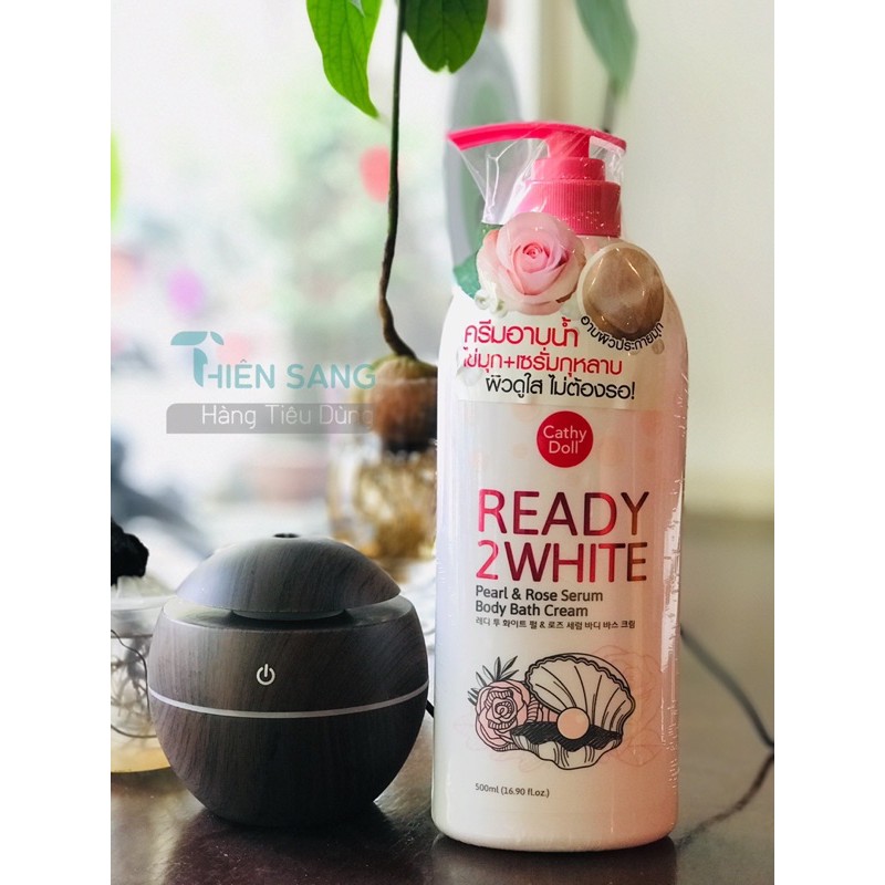 Sữa tắm trắng ready2white ngọc trai Cathy Doll 500ml