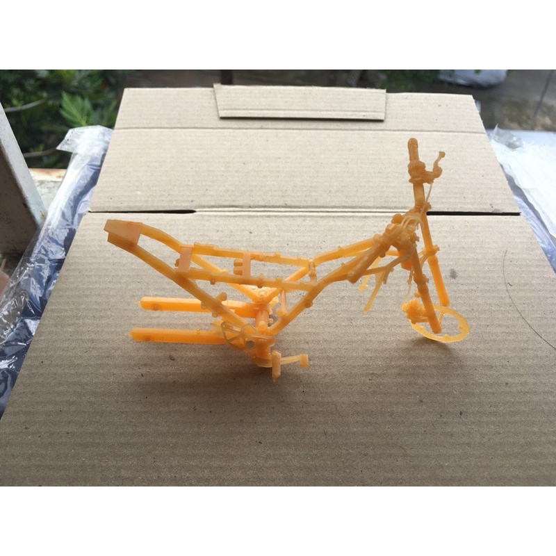 Mô hình xe máy tỉ lệ 1:12 - Set Combo Bộ Khung Sườn Satria 150 Fi tỉ lệ 1:12 | Scale 1:12