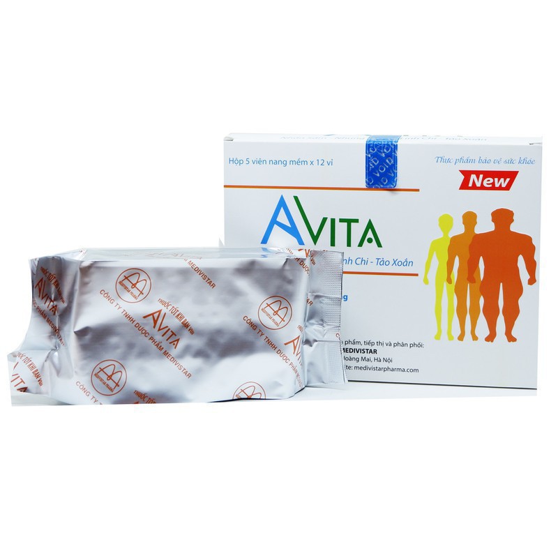 Viên vitamin tăng cân nam Avita - SCenter - Bổ sung vitamin tổng hợp dành riêng cho người gầy , chán ăn, mệt mỏi