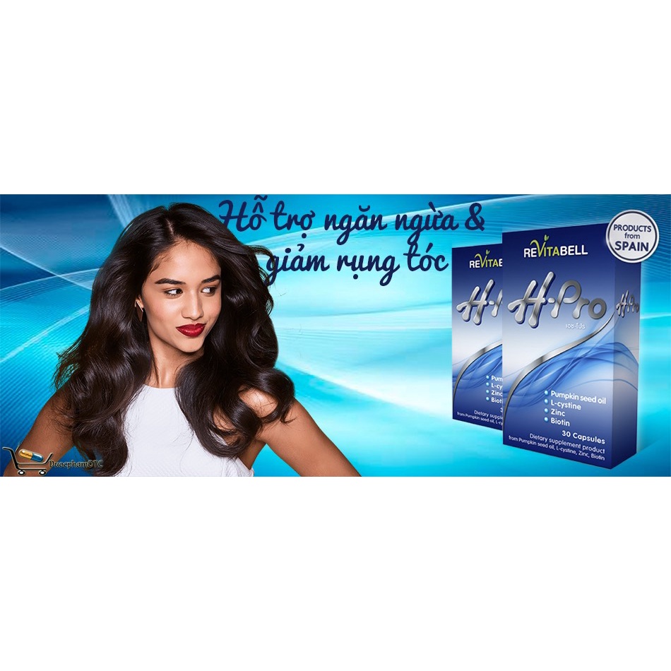 Thực phẩm bảo vệ sức khỏe ngăn ngừa và giảm rụng tóc Revitabell Hair-Pro