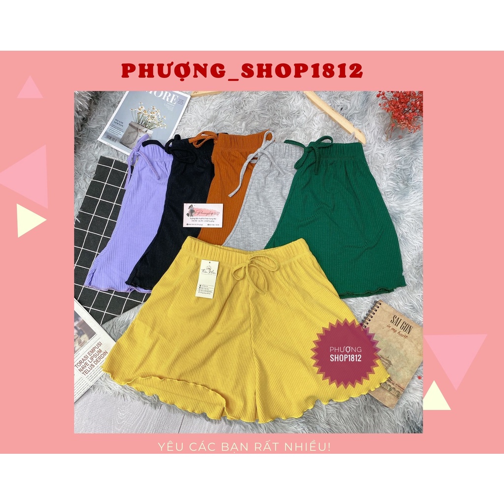 Quần Xoè Ngủ Mặc Nhà,Chất Vải Gân xịn Gồm 6 màu [ VIDEO_ẢNH THẬT ]_Phượng shop1812