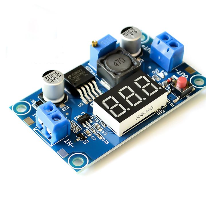 MODULE BUCK DC-DC LM2596-3A  CÓ LED HIỂN THỊ