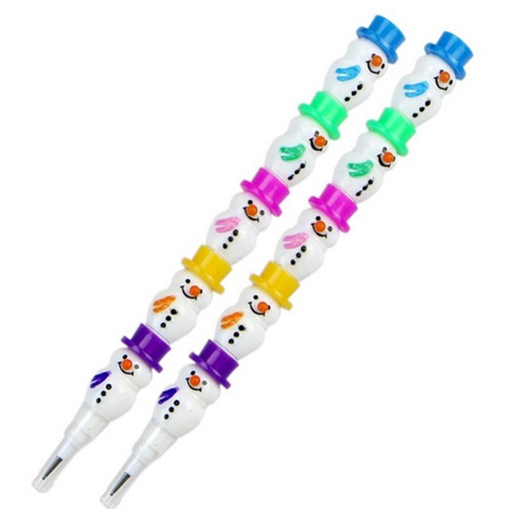 PEWANY Pencil Set Party Colorful Cute Christmas Kids Snowman