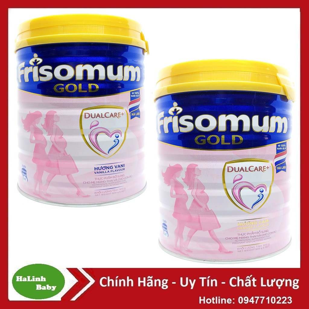 Sữa Frisomum Friso mum gold vị vani/cam 400g, 900g [Date 2023]