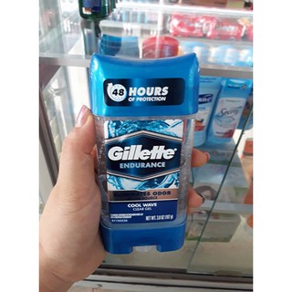 Lăn khử mùi nam Gillette Endurance Clear Gel Cool Wave 107g