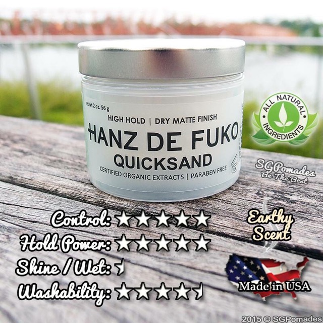Sáp vuốt tóc Hanz de fuko - Quicksand (tóc mỏng)