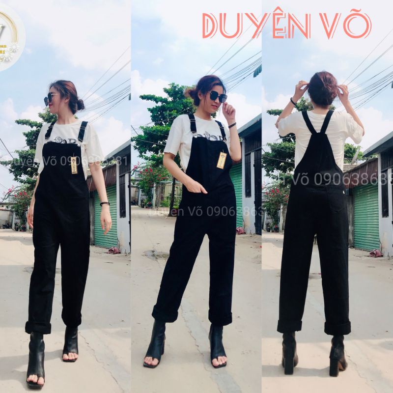 Yếm Kaki nữ cao cấp from dáng rộng (video hình thật) | BigBuy360 - bigbuy360.vn
