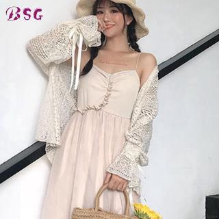 Áo Khoác Kimono Nữ Phối Ren