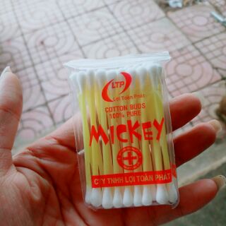 Combo 12 gói tăm bông mickey