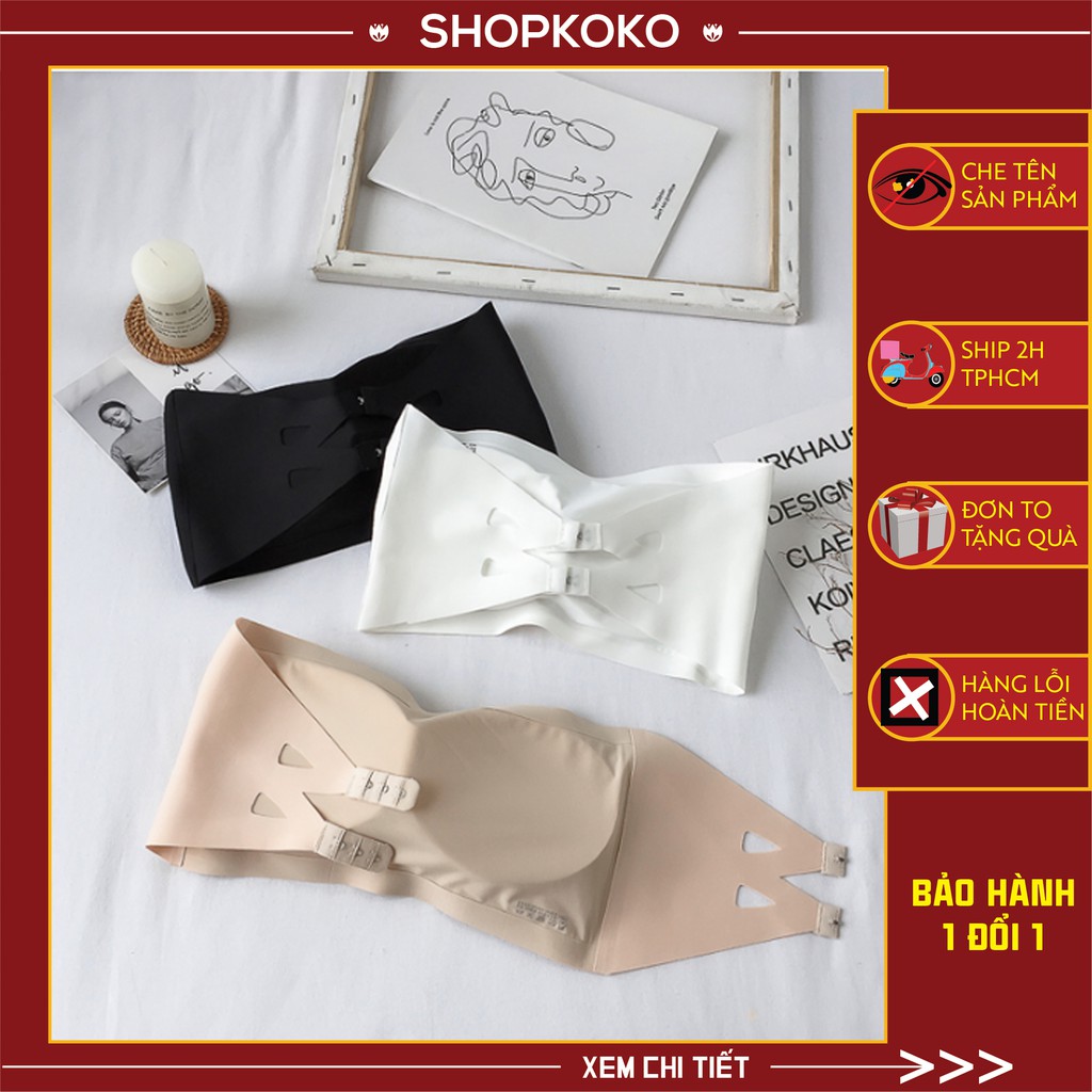 Áo Bra Nữ Quây 2 Dây Su Trơn Đệm Mỏng Dáng Ôm Bao Mát Mịn M8883