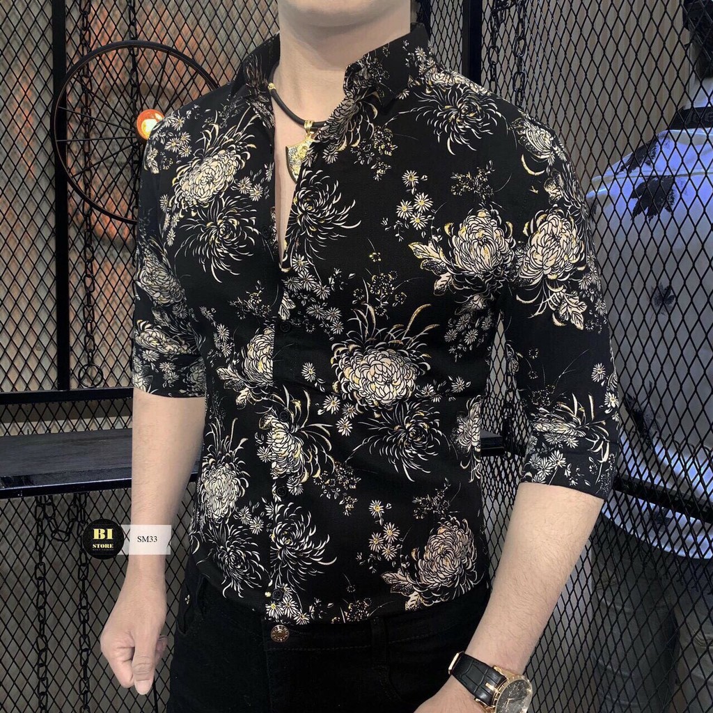 [SIÊU PHẨM]💥Áo sơ mi nam dài tay ❤️FREESHIP❤️ áo sơ mi kiểu hàn quốc họa tiết đẹp chất lụa thời trang cao cấp | BigBuy360 - bigbuy360.vn