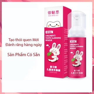 Kem đánh răng tạo bọt cho bé