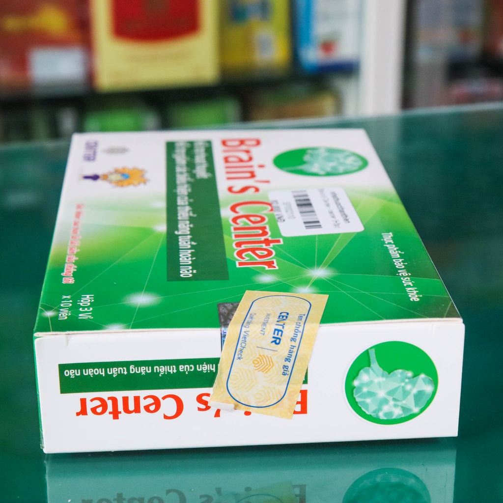 {Date xa} Brain’s Center – Hỗ trợ hoạt huyết dưỡng não, tăng cường tuần hoàn máu lên não, ngăn ngừa tai biến (Hộp 30v)