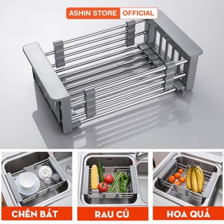 (HÀNG HOT) Khay Inox Kê Bồn Rửa Bát tiện ích