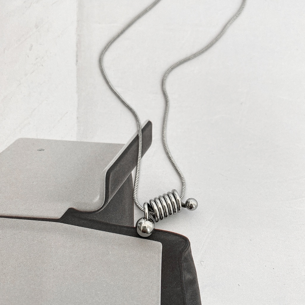 Vòng cổ Hạt Phong Cách Hip Hop Đơn Giản Thời Trang