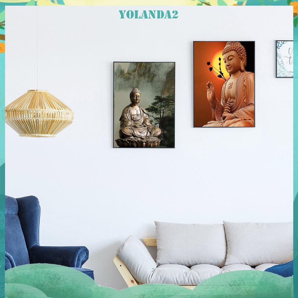 Tranh đính đá kim cương toàn bộ 5D DIY hình bức tượng Phật