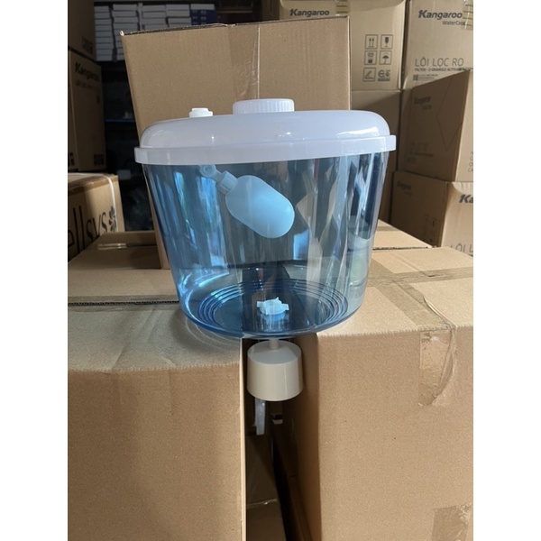 Bình úp cho cây nước nóng lạnh Kangaroo kết nối trực tiếp máy lọc , dung tích 8l