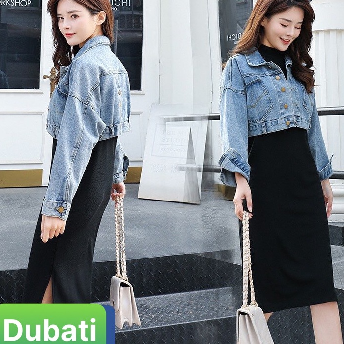 ÁO KHOÁC  JEAN NỮ 3 CÚC SAU CÁ TÍNH THỜI TRANG SIÊU HOT- DUBATI FASHION