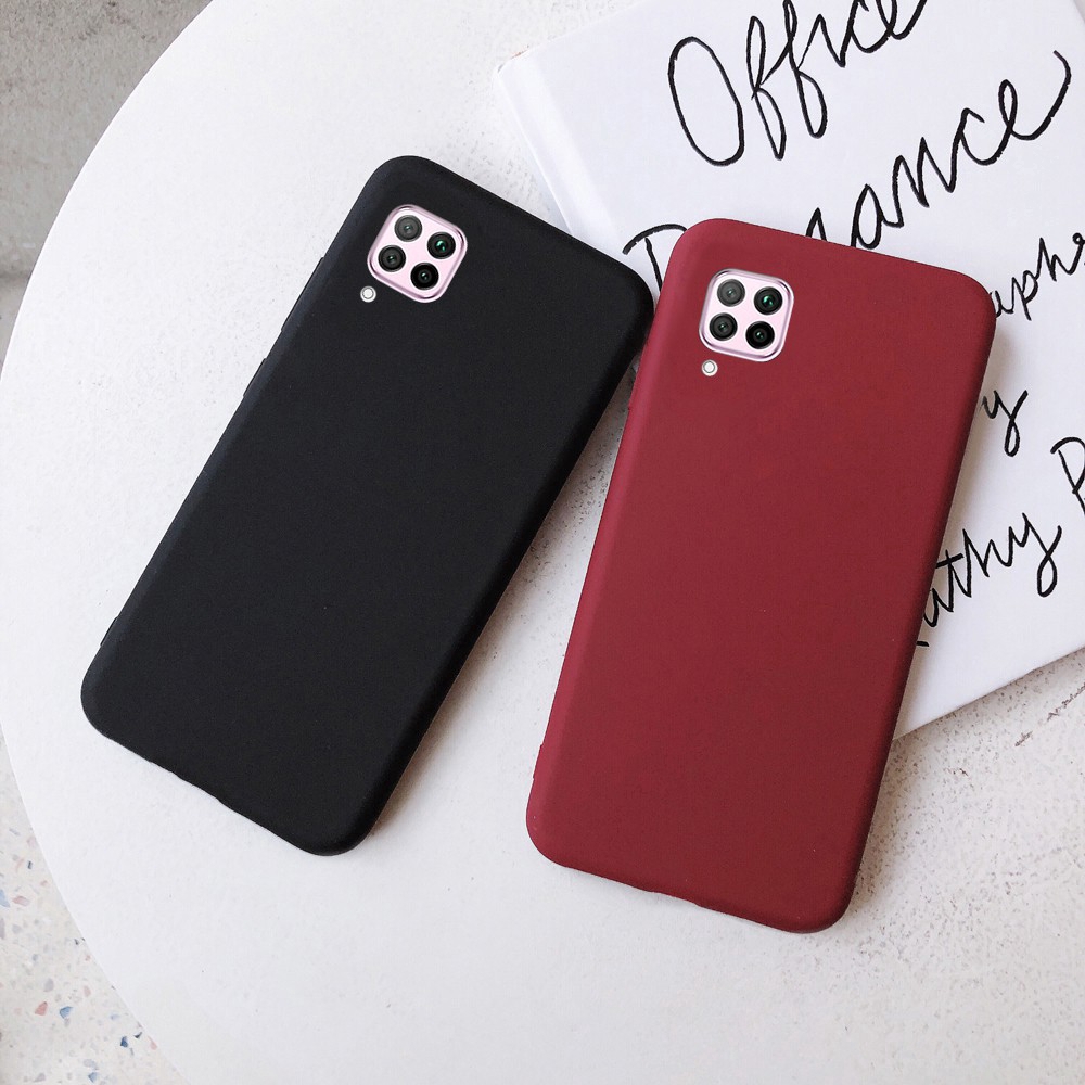 Ốp điện thoại TPU dẻo in màu kẹo trơn cho Huawei Nova 7i Nova 5T Nova 6 Nova 4 Nova 3 3i Nova7i Nova5T Nova4
