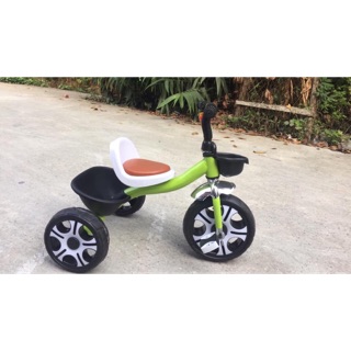 Xe đạp 3 bánh yên da giỏ phía sau hàng cao cấp cho bé từ 2-9 tuổi