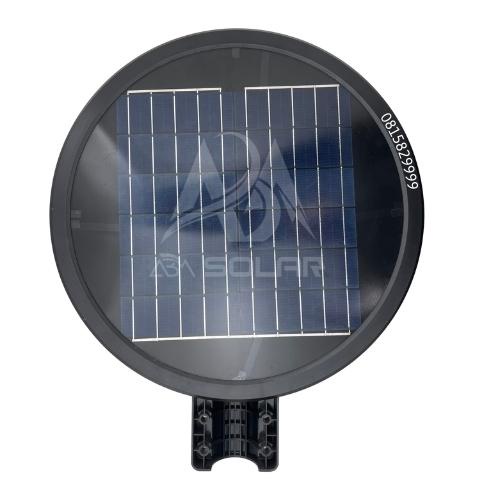 [300W]Đèn Năng Lượng Mặt Trời Liền Thể Tròn Tích Điện Tấm Pin, Chống Nước IP66,Cảm Biến Chuyển Động ,LED Siêu Sáng - ABM