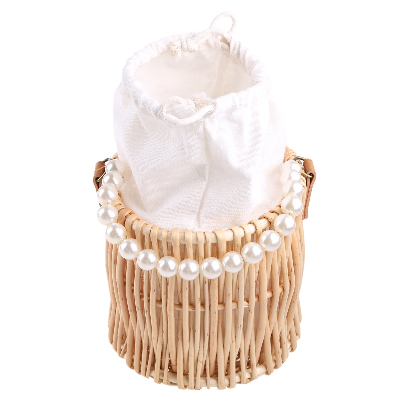 Youyo Túi Đeo Vai Đan Mây Thủ Công Hình Chữ Nhật Cho Ngày Của Mẹ