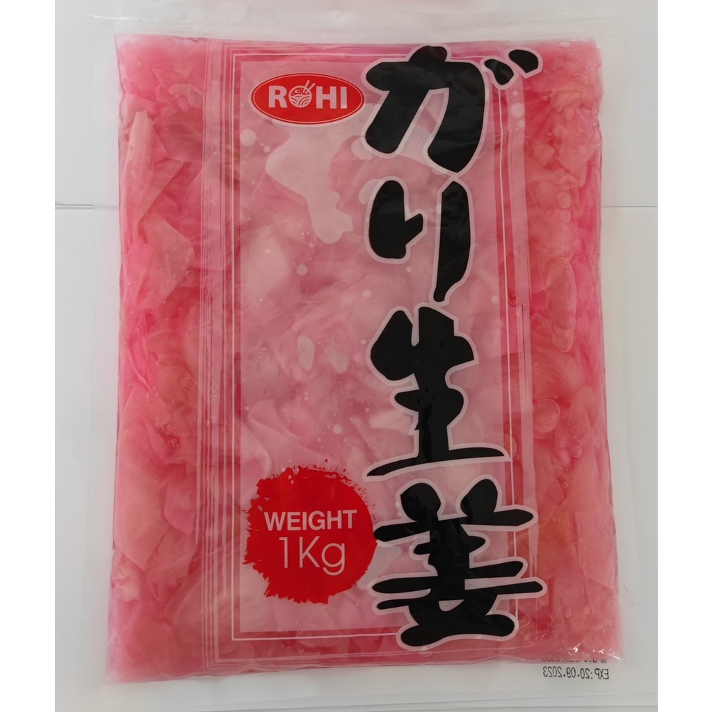 Gừng hồng (Muối chua) Ăn kèm sushi, sashimi Bịch 1 kg