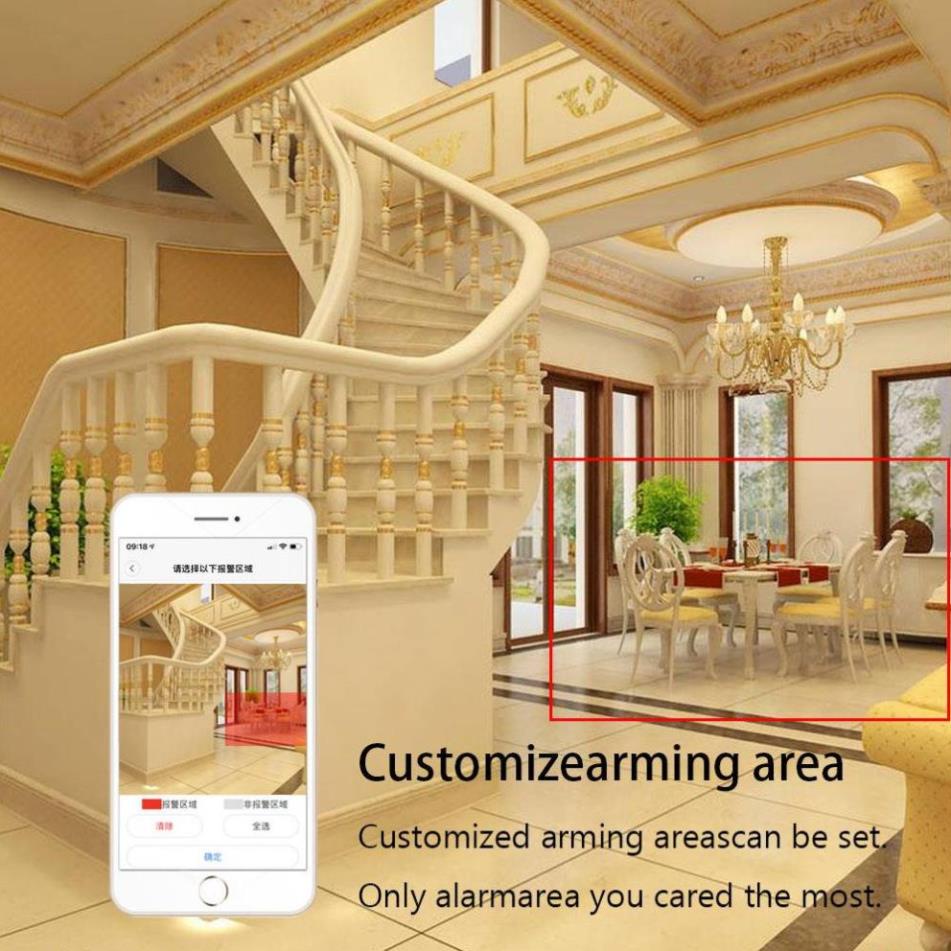 Camera mini wifi V380 pro, camera mini u21 góc nhìn rộng