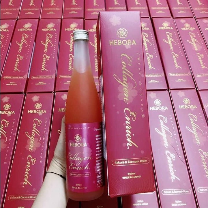 [Chính Hãng] Nước uống đẹp da HEBORA Collagen Enrich Thơm tự thân Detox giữ dáng | Thế Giới Skin Care
