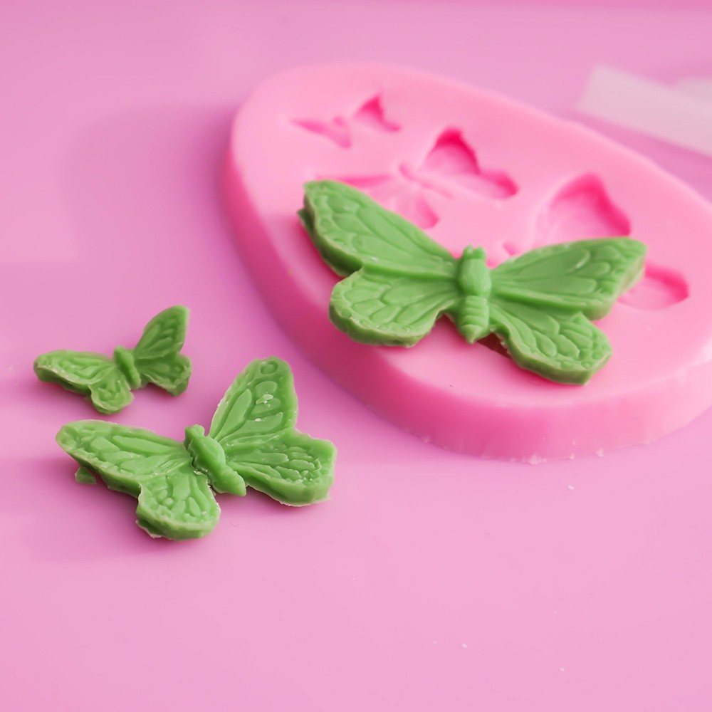 1pc Silicone Lace Fondant Sugar Craft Mould Butterfly Cake Decorating