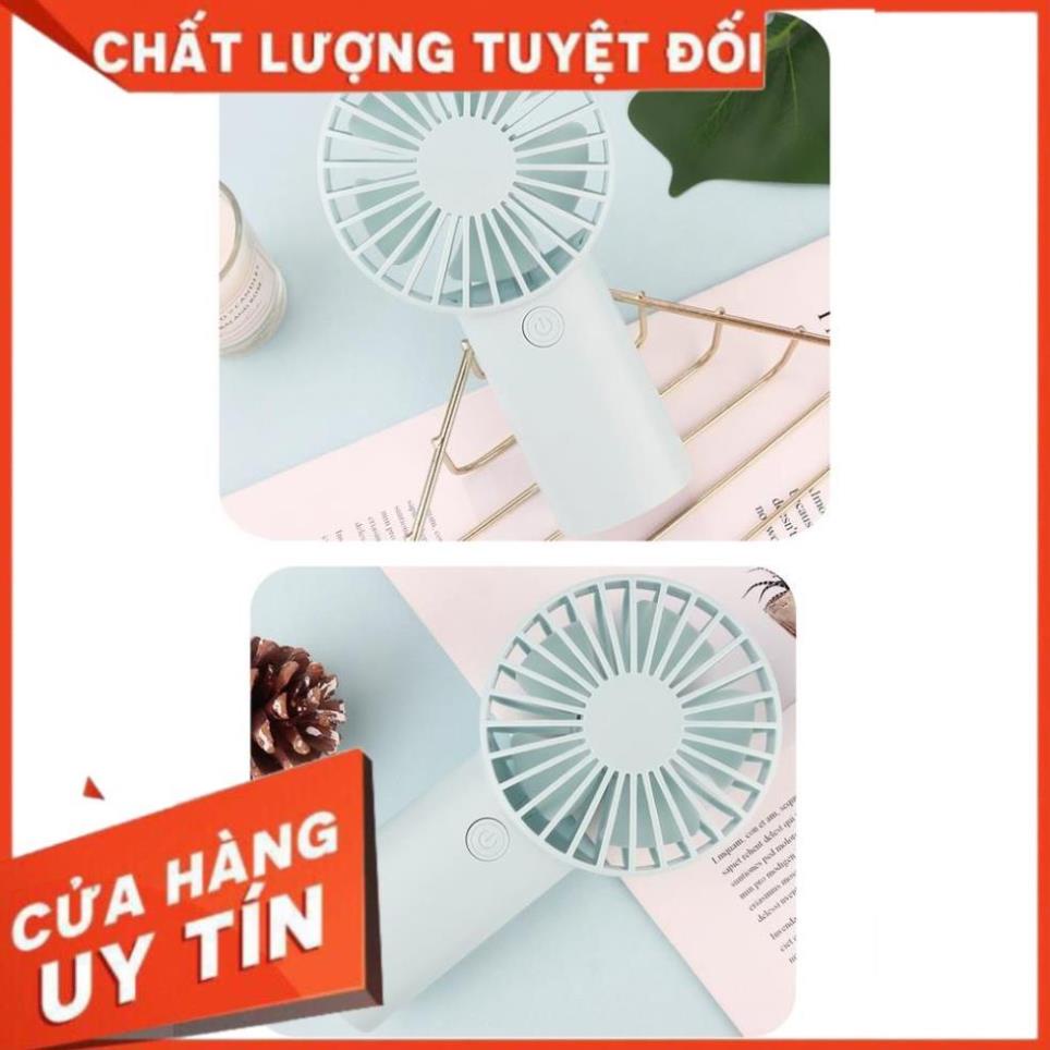 Quạt sạc pin mini cầm tay, để bàn làm việc pin 600mAh