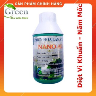 NANO BẠC (NANO- AG) CHẾ PHẨM PHÒNG TRỊ NẤM, VI KHUẨN.