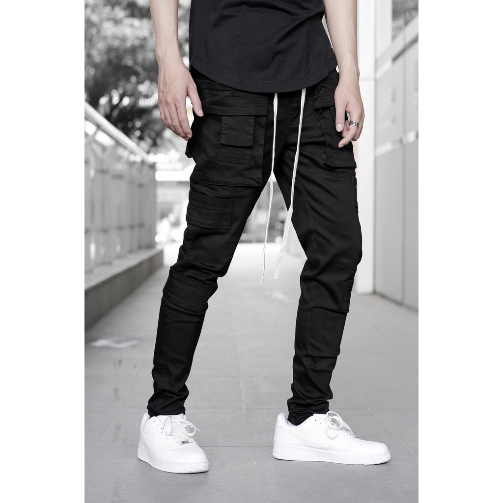 Quần Jogger phối đai Lexuza 0100