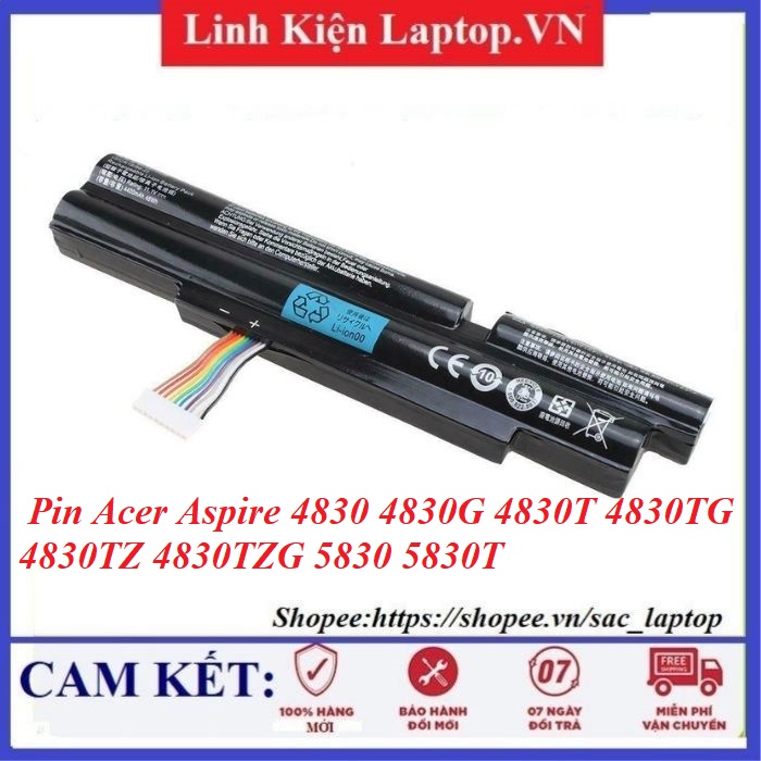 ⚡Pin laptop Acer Aspire 4830 4830G 4830T 4830TG 4830TZ 4830TZG 5830 5830T