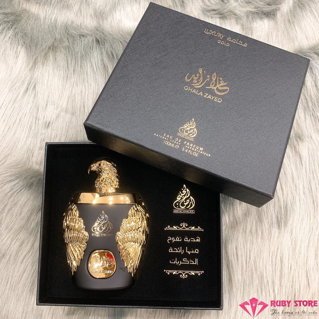 Nước hoa Dubai Unisex Ghala Zayed Luxury Gold (đại bàng vàng) 100ml